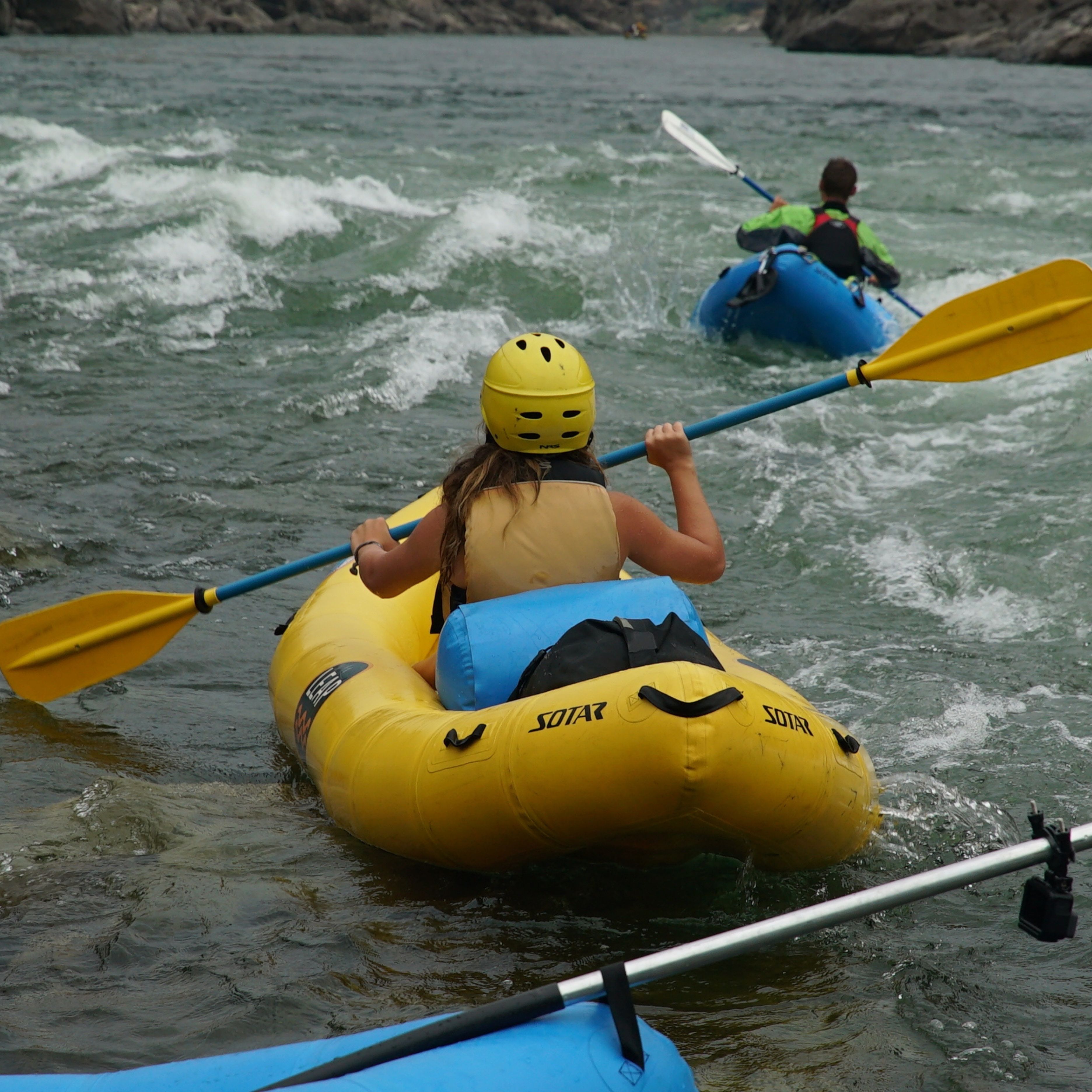 white water kayaking